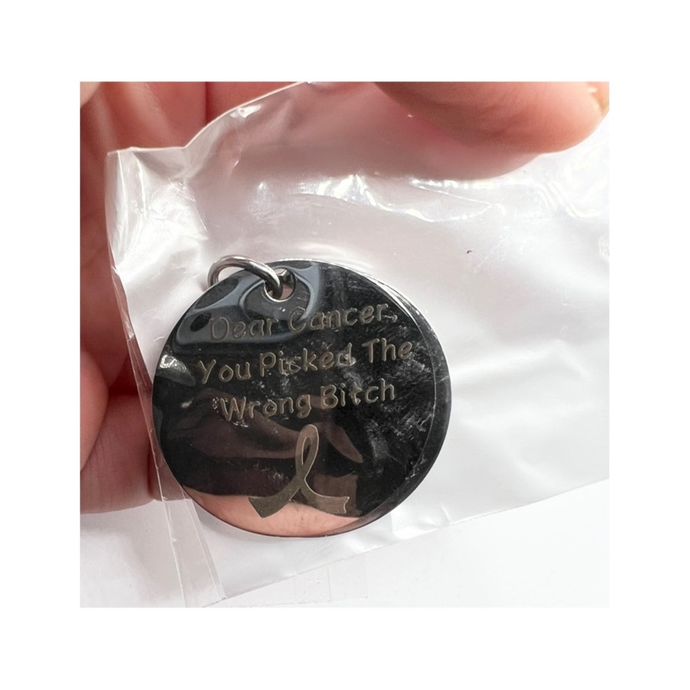 $1 CANCER KEYCHAIN NEW $1 WITH ANY $10 ORDER OR MORE - Picture 5 of 5